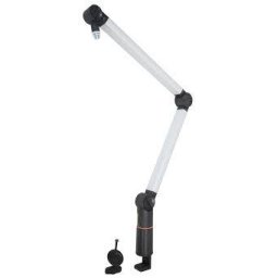 Pulse Boom-Arm suport de microfon argint cu montura pe birou MBA002