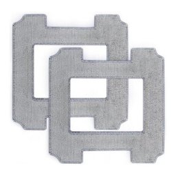 Set 2 rezerve curatare microfibra Ecovacs pentru feronerie, Gri