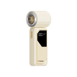 Ventilator portabil Verbatim Cool'n'Go AirJet W/S, 6 W, 4000 mAh, 20000 rpm, LED Display, Alb-Argintiu