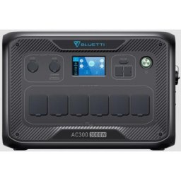 AC 300 Bluetti Inverter modular 3000 W , unda sinusoidala pura , 3072 Wh, 7 moduri de incarcare , extensibil 4 × B300 pentru 12,288 Wh