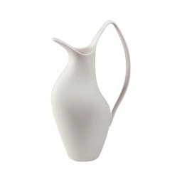 Vază ceramică albă, 33 x 17 x 19 cm