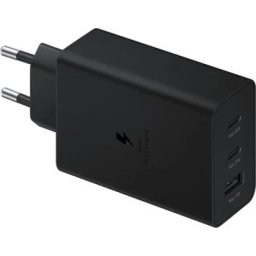 Incarcator Retea compatibil cu Samsung Trio USB-C/2xUSB-A EP-T6530NBEGEU 65W Negru