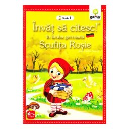 Invat sa citesc in limba germana - Scufita Rosie - Nivelul 1