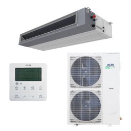 Aparat de aer conditionat pentru conducte AUX AUMD-H60/SDR3HC + AL-H60/SDR3C2(U), 60000 BTU, 100 m², R-32, Alb