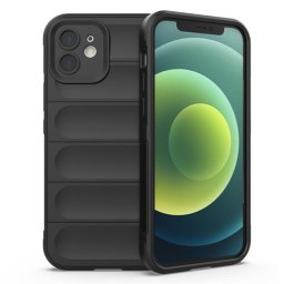 Husa Techsuit Magic Shield - Husă telefon - compatibil cu Apple iPhone 12 - culoare Negru