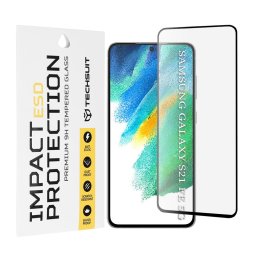 Folie pentru Samsung Galaxy S21 FE 5G - Techsuit ESD Glass - Black
