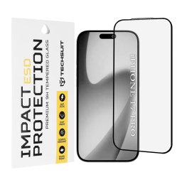 Folie pentru iPhone 17 Pro - Techsuit ESD Glass - Black