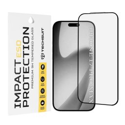 Folie pentru iPhone 17 Pro Max - Techsuit ESD Glass - Black