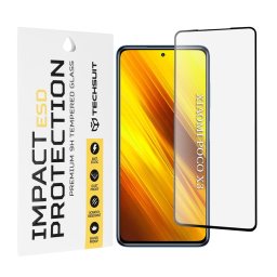 Folie pentru Xiaomi Poco X3 / Poco X3 NFC / Poco X3 Pro - Techsuit ESD Glass - Black