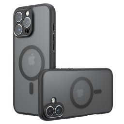Husa Husa pentru iPhone 16 Pro - Techsuit PureFrost MagSafe - Frosted Black
