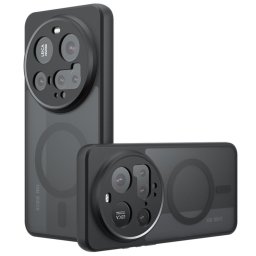 Husa Techsuit PureFrost MagSafe Frosted - Husă telefon - compatibil cu Xiaomi 15 Ultra - MagSafe - culoare Negru