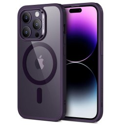 Husa ESR Classic Hybrid HaloLock Frosted - Husă telefon - compatibil cu Apple iPhone 17 - culoare Roz
