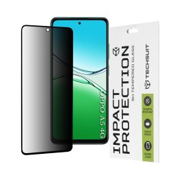 Folie pentru Oppo A5 4G - Techsuit 111D Privacy Full Glue - Black