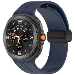 Curea pentru Samsung Galaxy Watch8 40mm/Watch8 44mm/Watch8 Classic - Techsuit Watchband (W011) - Navy Blue
