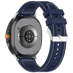 Curea pentru Samsung Galaxy Watch8 40mm/Watch8 44mm/Watch8 Classic - Techsuit Watchband (W051) - Dark Blue
