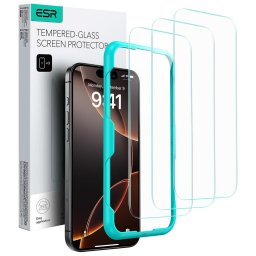 Folie pentru iPhone 17 Air (set 3) - ESR Tempered Glass - Clear