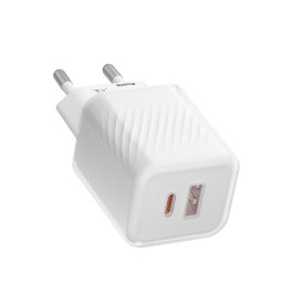 Incarcator de retea GaN Fast Charge USB, Type-C Blueo, 35W, alb