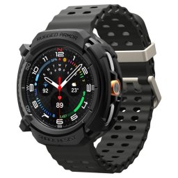 Husa pentru Samsung Galaxy Watch8 Classic - Spigen Rugged Armor - Matte Black