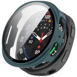 Husa pentru Samsung Galaxy Watch8 40mm + Folie - Techsuit Defense360 Pro - Deep Teal