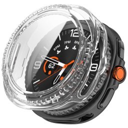 Husa pentru Samsung Galaxy Watch8 Classic + Folie - Techsuit Defense360 Pro - Clear