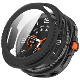 Husa pentru Samsung Galaxy Watch8 Classic + Folie - Techsuit Defense360 Pro - Matte Black
