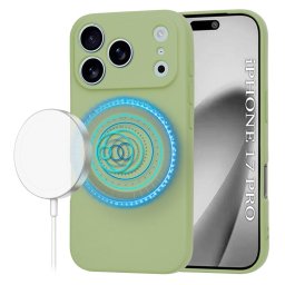 Husa Husa pentru iPhone 17 Pro - Techsuit SoftFlex MagSafe - Matcha