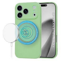 Husa Husa pentru iPhone 17 Pro - Techsuit SoftFlex MagSafe - Mint Green
