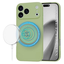 Husa Husa pentru iPhone 17 Pro Max - Techsuit SoftFlex MagSafe - Matcha