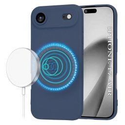 Husa Husa pentru iPhone 17 Air - Techsuit SoftFlex MagSafe - Navy Blue