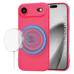 Husa Husa pentru iPhone 17 Air - Techsuit SoftFlex MagSafe - Hot Pink