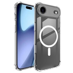 Husa Husa pentru iPhone 17 Air - Techsuit Shockproof Clear Silicone MagSafe - Clear