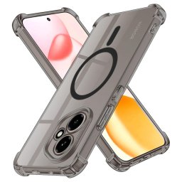 Husa Husa pentru iPhone 17 Air - Techsuit Shockproof Clear Silicone MagSafe - Smoke Black