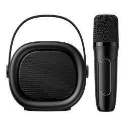 Boxa portabila Karaoke cu Microfon, Bluetooth 5.3, Type-C, TF, AUX, 1200mAh SK819BT Negru