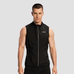 GymBeam Vestă de alergare pentru bărbați Pulse X Black M