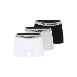 Karl Lagerfeld Boxeri gri deschis / negru / alb
