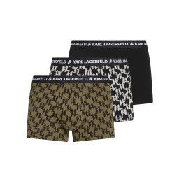 Karl Lagerfeld Boxeri oliv / negru / alb