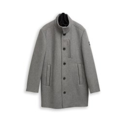 TOM TAILOR Palton de primăvară-toamnă gri / negru
