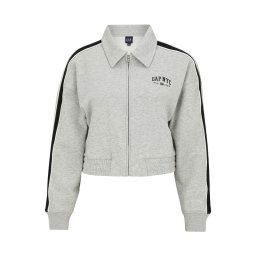 Gap Petite Hanorac gri deschis / negru