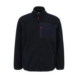 Jack & Jones Plus Jachetă fleece 'JJTHATCHER' albastru noapte