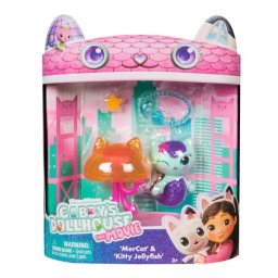 Casa de păpuși Gabi: Set de joacă cu figurine de film, 2 piese - Pisică Sirenă și Kitty