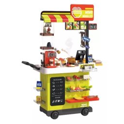 Set de joc fast-food mobil, 88 piese