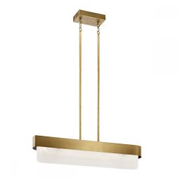 Suspensie Serene KL-SERENE-LED-LP-92-NBR, 40W LED, L92,5cm, alamă