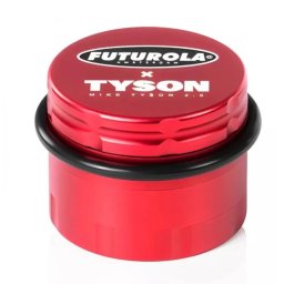 Grinder Futurola x Tyson 2.0 aluminiu rosu 4 Parti Ø62mm (USA)