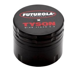 Grinder Futurola x Tyson 2.0 aluminiu negru 4 Parti Ø62mm (USA)