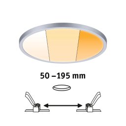 Paulmann 92992 - Plafonieră încastrată LED 16W IP44 AREO 230V pentru baie