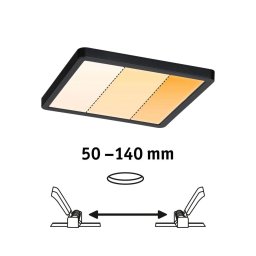 Paulmann 93101 - Plafonieră încastrată AREO LED 13W, IP44, 230V pentru baie