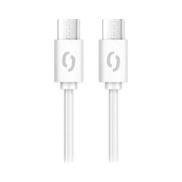 Aligator DATKP55 - cablu USB-C la USB-C, Power Delivery 65W, 0,5 m, alb