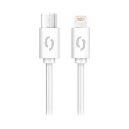 Aligator DATKP57 - Cablu USB USB-C/Lightning, 30 W Power Delivery, 0,5 m, alb