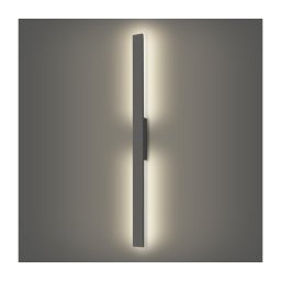 Brilagi - Aplica LED de exterior LUNA, 24 W, 230 V, 4000 K, IP65, antracit
