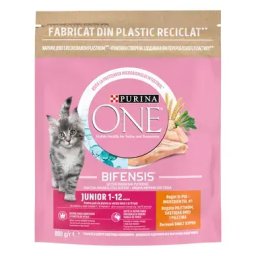 Hrana uscata pisici cu pui, Purina One Junior, 800 g